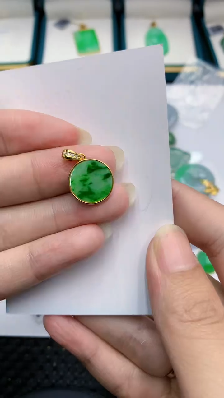 【闪购商品】翡翠颈饰银S925镶嵌            8