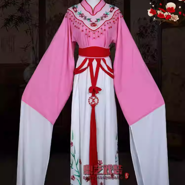 女古装戏曲服装林黛玉黄梅戏花旦衣越剧戏服水袖款丫鬟丫环演出服