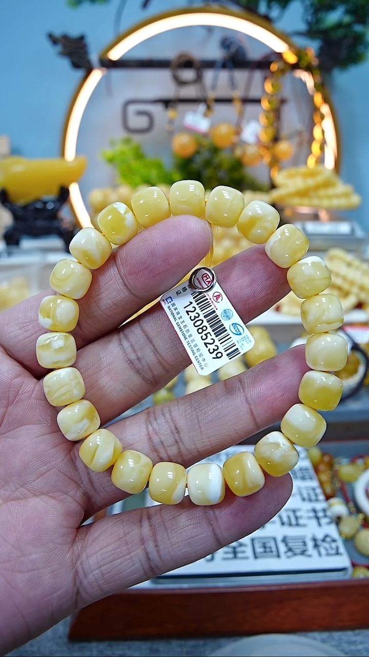 【闪购商品】蜜蜡手链未镶嵌10******