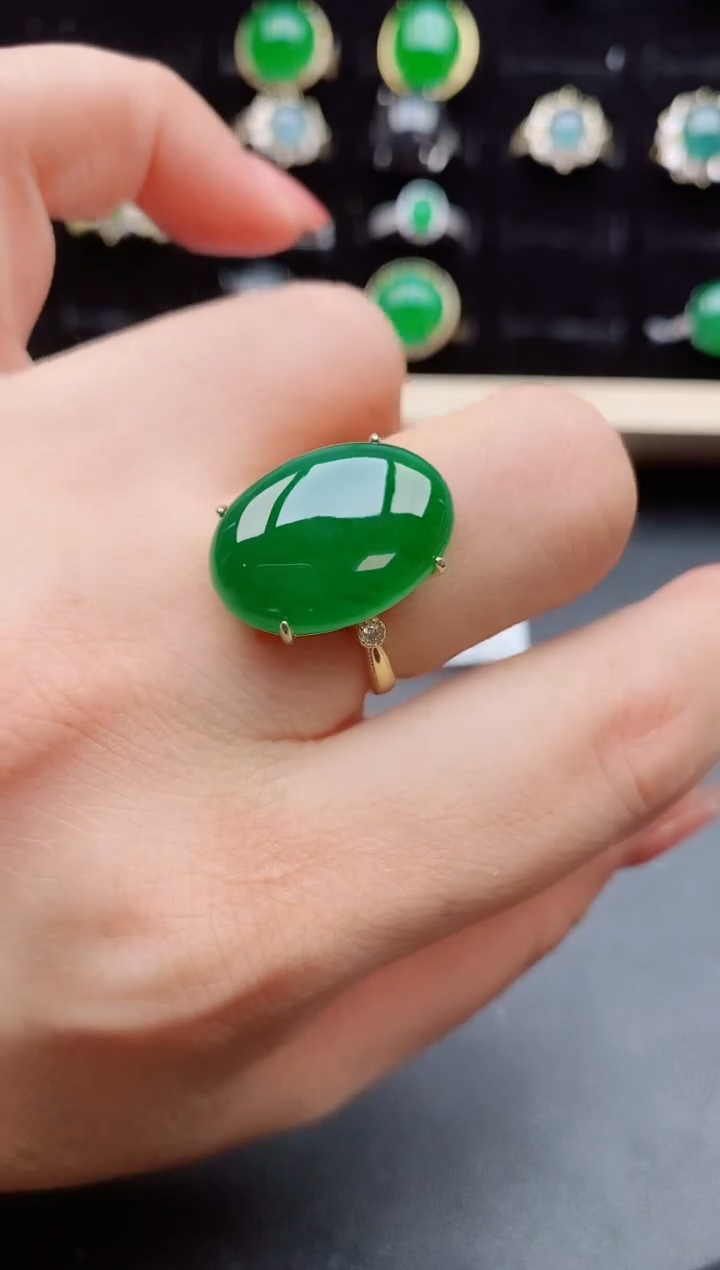 【闪购商品】翡翠戒指银S925镶嵌121212