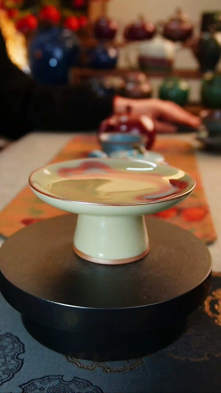 【闪购商品】瓷片394  高足碟