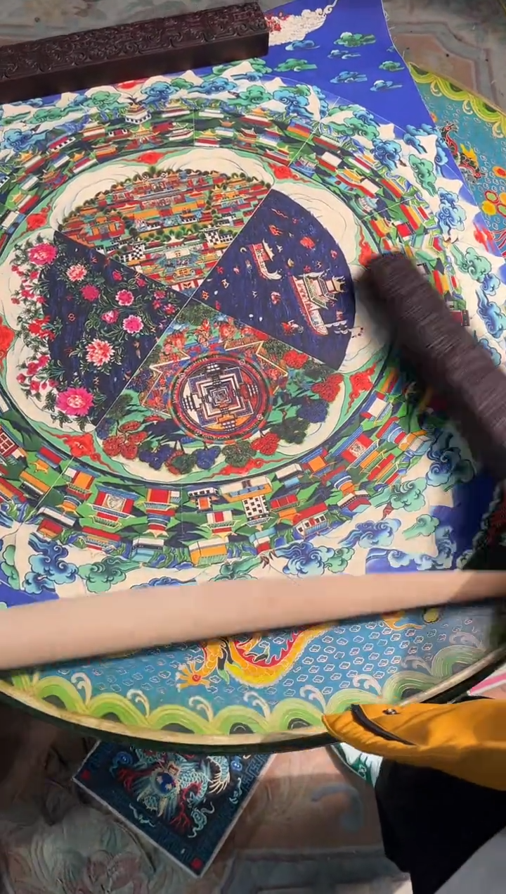卷轴画卷轴画旭旭的唐卡