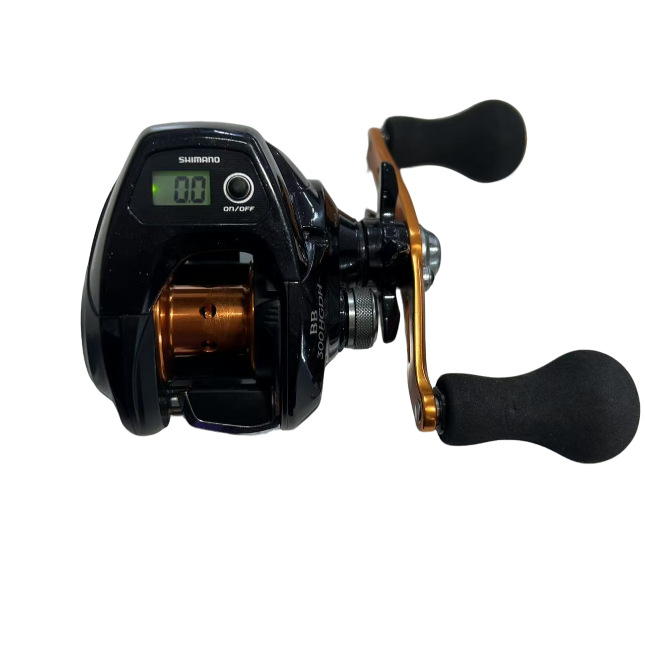 喜吗喏右手数显水滴轮BB300HGDH速比7.0；钓力5KG；重220g；2号线150