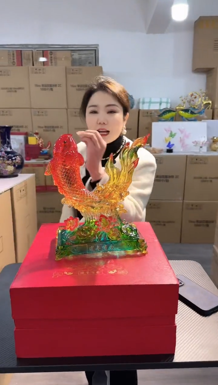 【闪购商品】琉璃泰新花器L-59