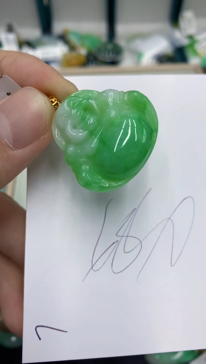 【闪购商品】翡翠颈饰18K金镶嵌号链接1111111