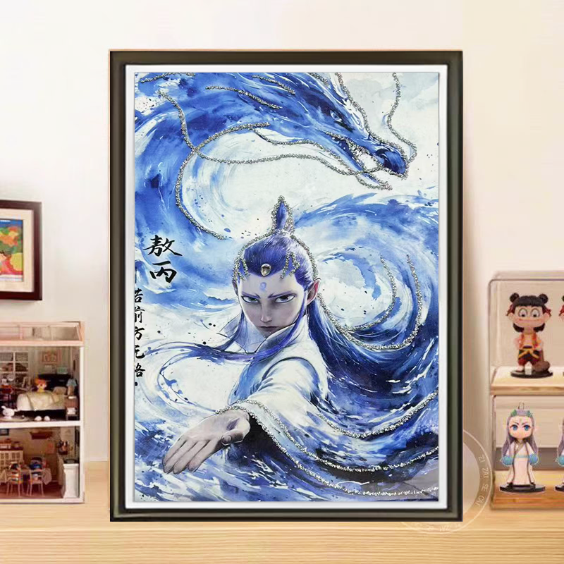 Q162敖丙入户玄关餐厅装饰画走廊过道挂画卧室床头画