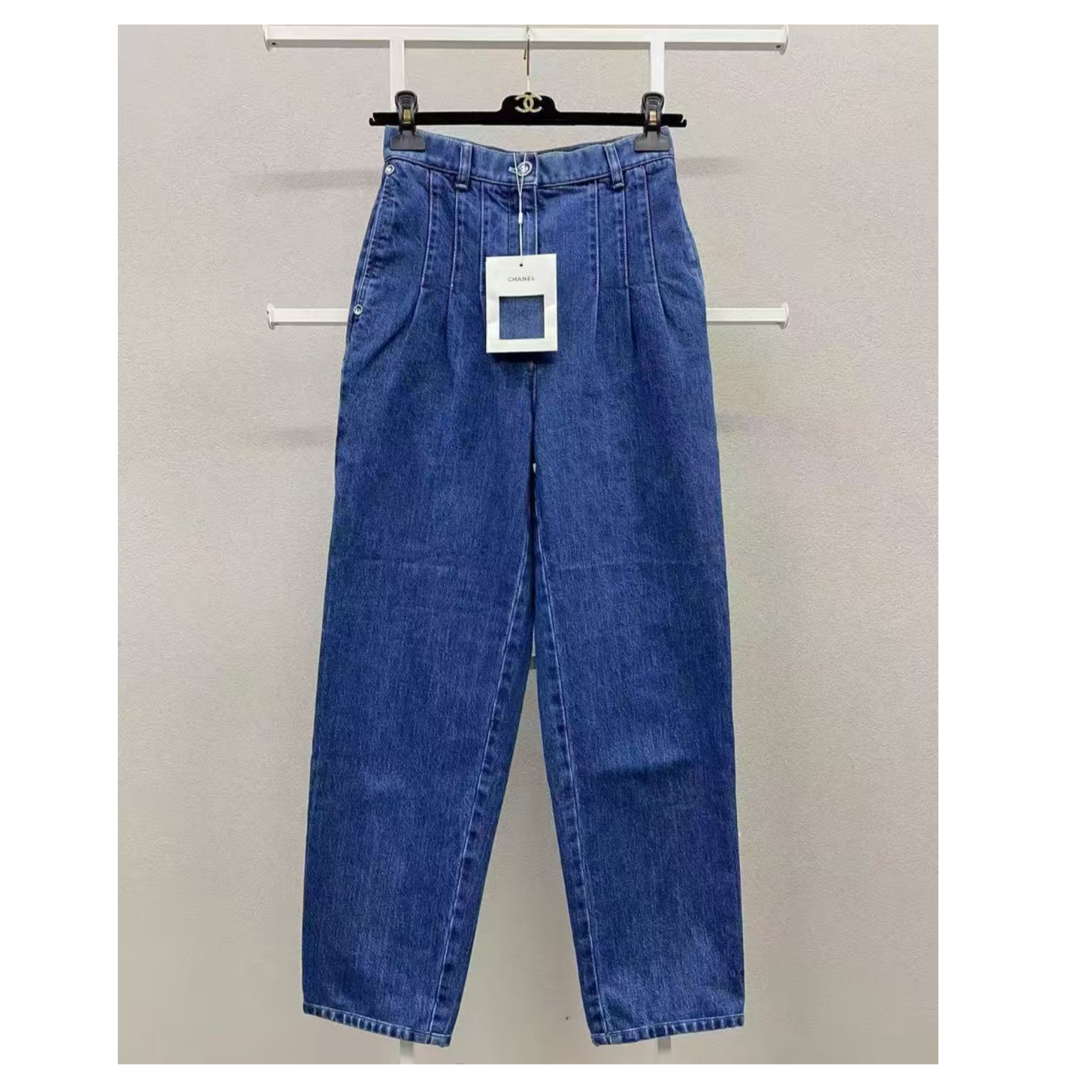 99新 Chanel/香奈儿 双双臻选/vv02805/香奈儿牛仔裤/36（腰围68