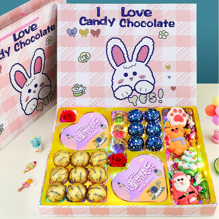 61儿童节糖果巧克力礼盒礼品送男女朋友孩子同学高档礼物礼盒新款