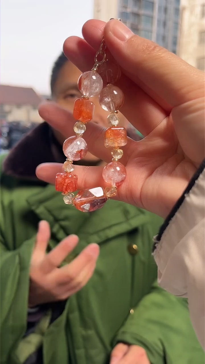 【闪购商品】水晶手链未镶嵌天然DIY胶花手串多样性发一