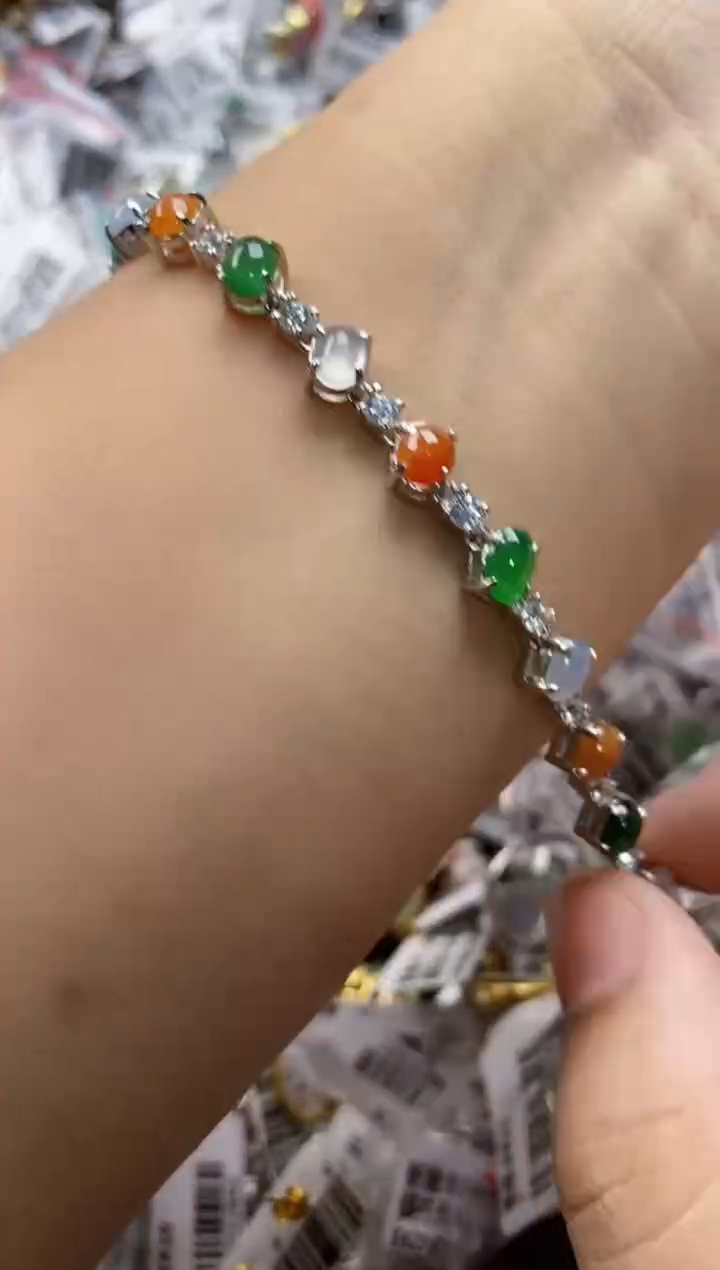 翡翠戒指银S925镶嵌2222    6