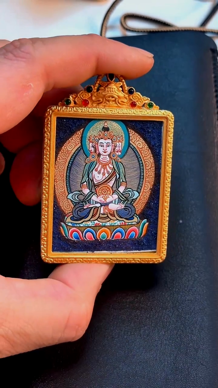 吊坠嘴哥严选—1106大日如来唐卡