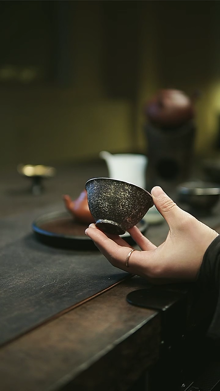 【闪购商品】松风赤贫包银茶碗11111111