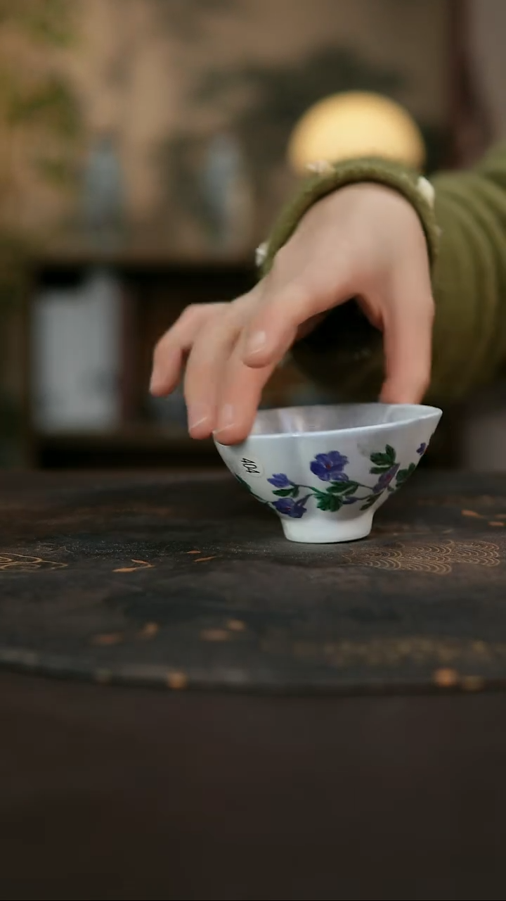 景德镇陶瓷杯碗柴烧多人