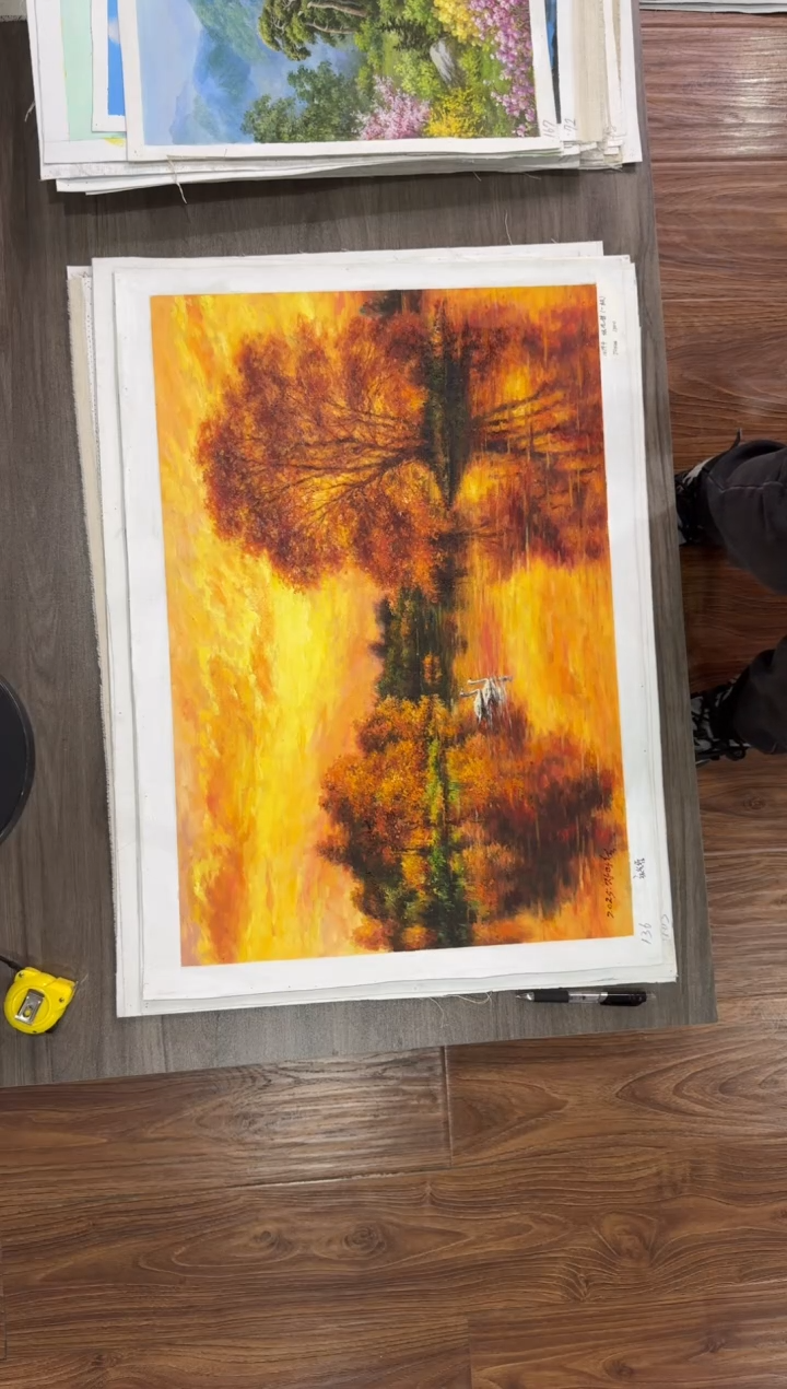 油画【141号】约50*70丨朝鲜原创纯手绘孤品油画丨顺丰包邮