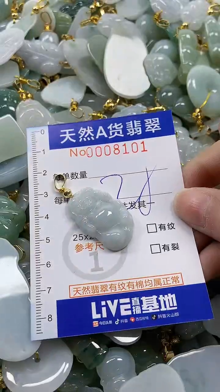 颈饰未镶嵌翡翠天然A货翡翠