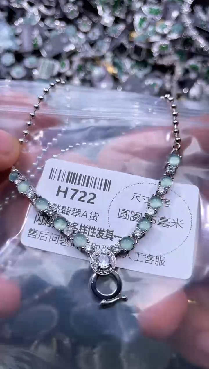 【闪购商品】翡翠颈饰未镶嵌H722项链