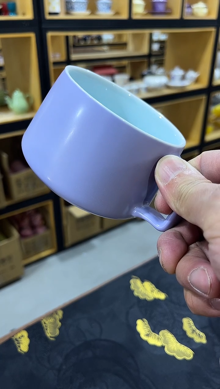 道**境紫罗兰咖啡杯，直播间福利