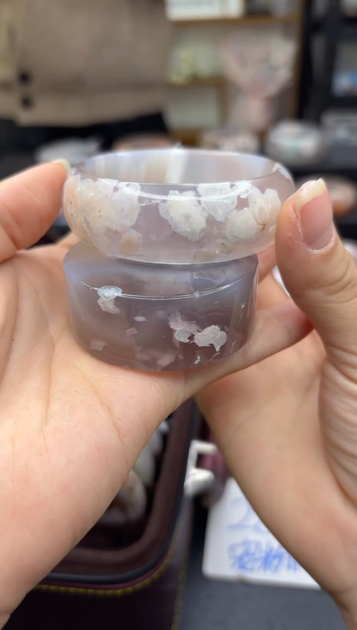 【闪购商品】石英质玉手镯未镶嵌C530(54圈赠送镯心)