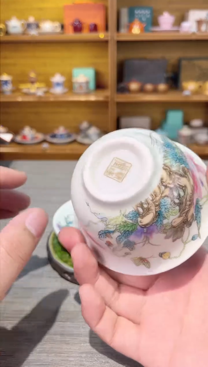 【闪购商品】虞美人盖碗茶具茶具