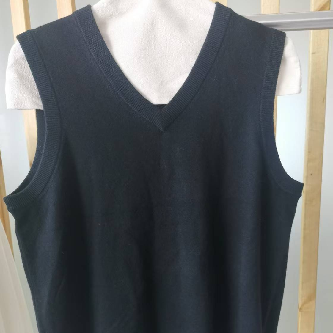 精纺羊毛男式背心