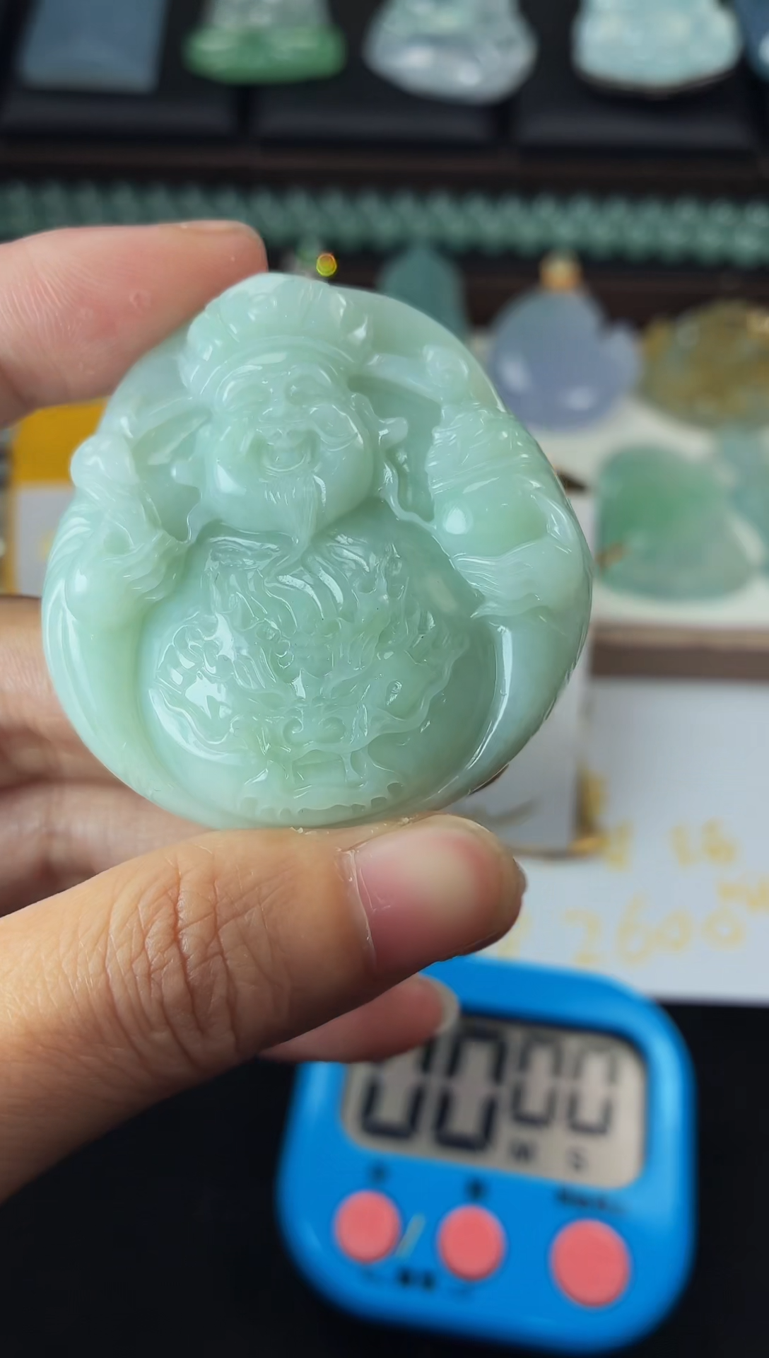 未镶嵌定制翡翠李*宁4091毛货不退不换