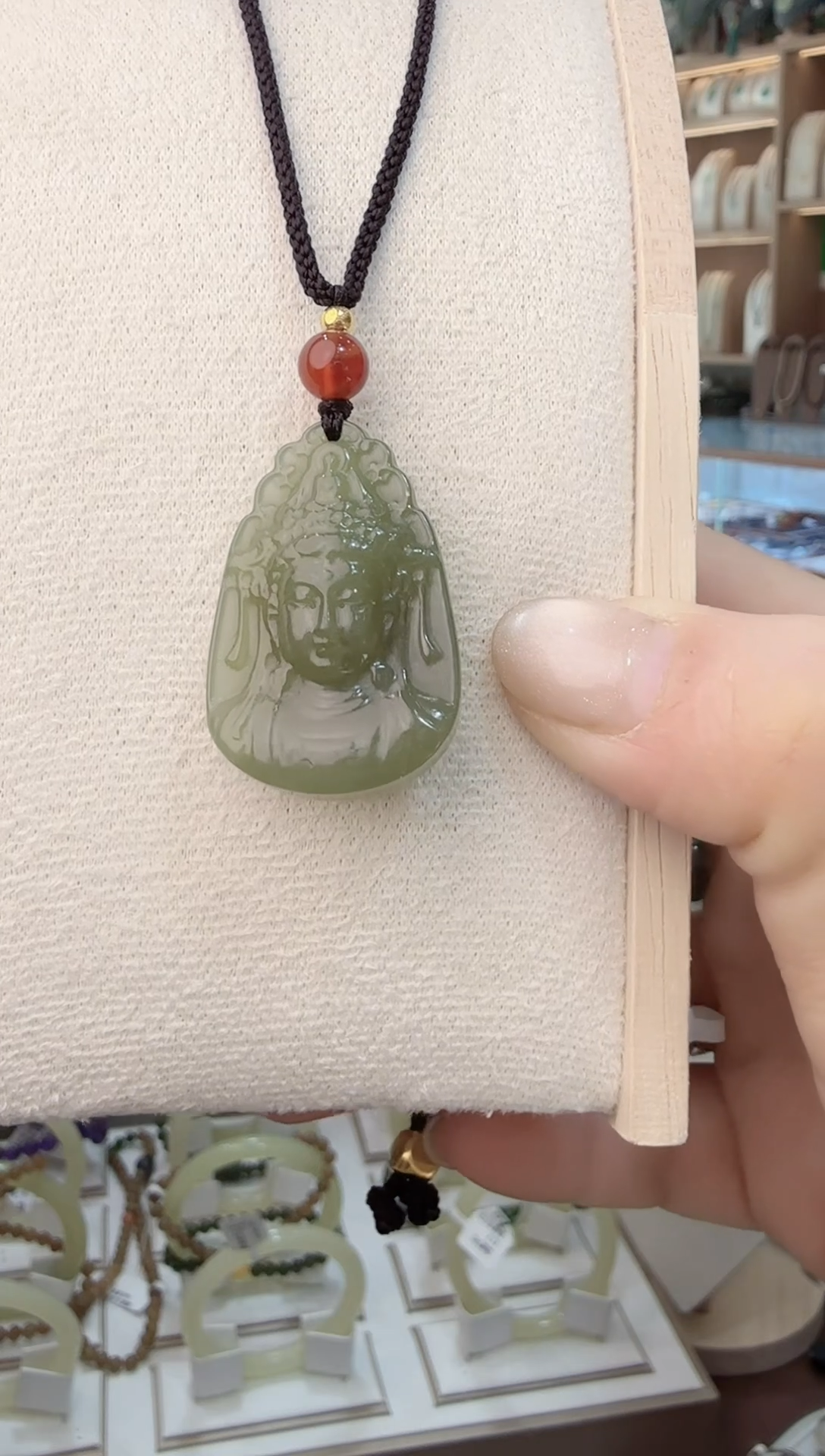 颈饰未镶嵌和田玉【****】吊坠