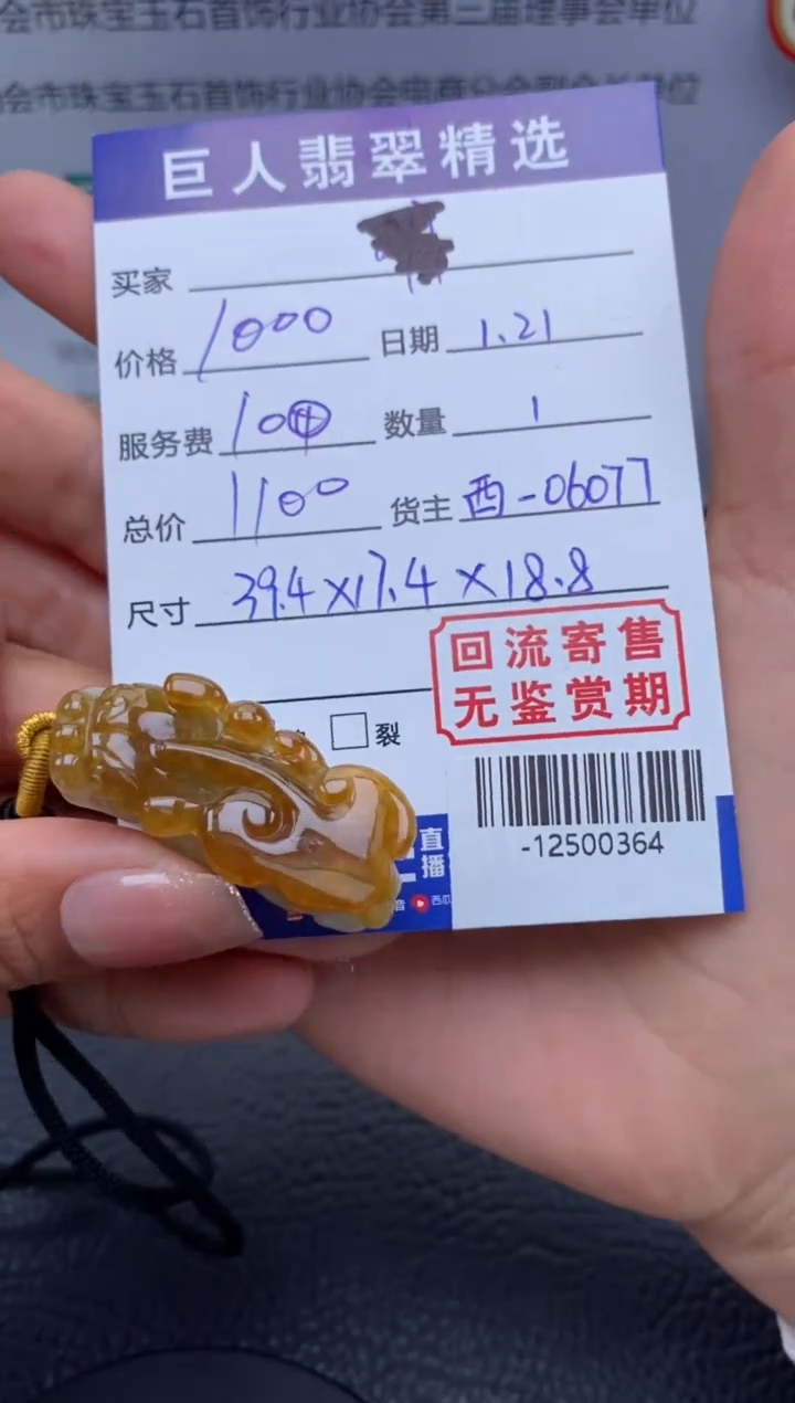 【闪购商品】翡翠颈饰未镶嵌多人-12500364