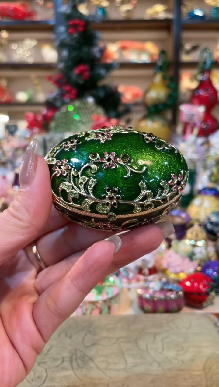 【闪购商品】 珐琅彩精致首饰盒