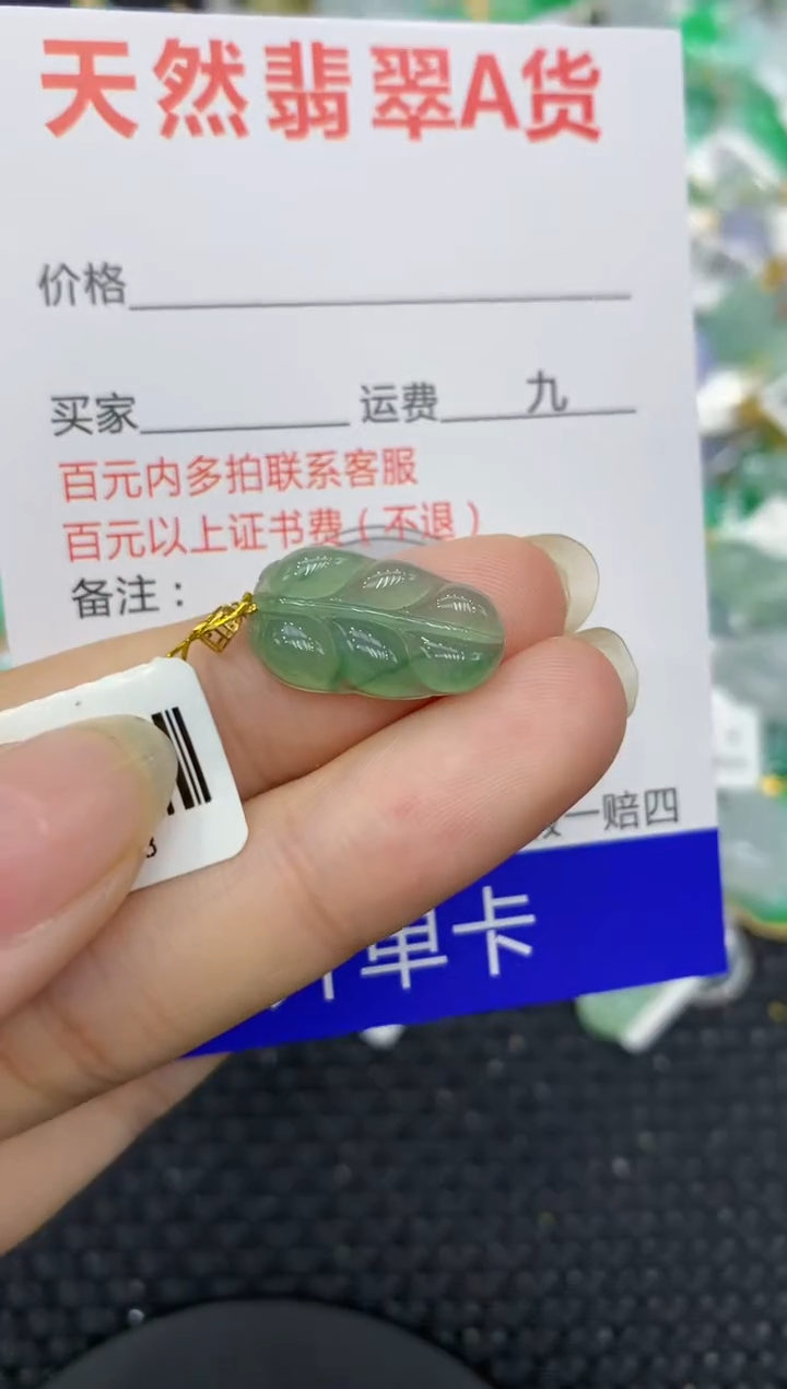 【闪购商品】翡翠颈饰18K金镶嵌8888888888