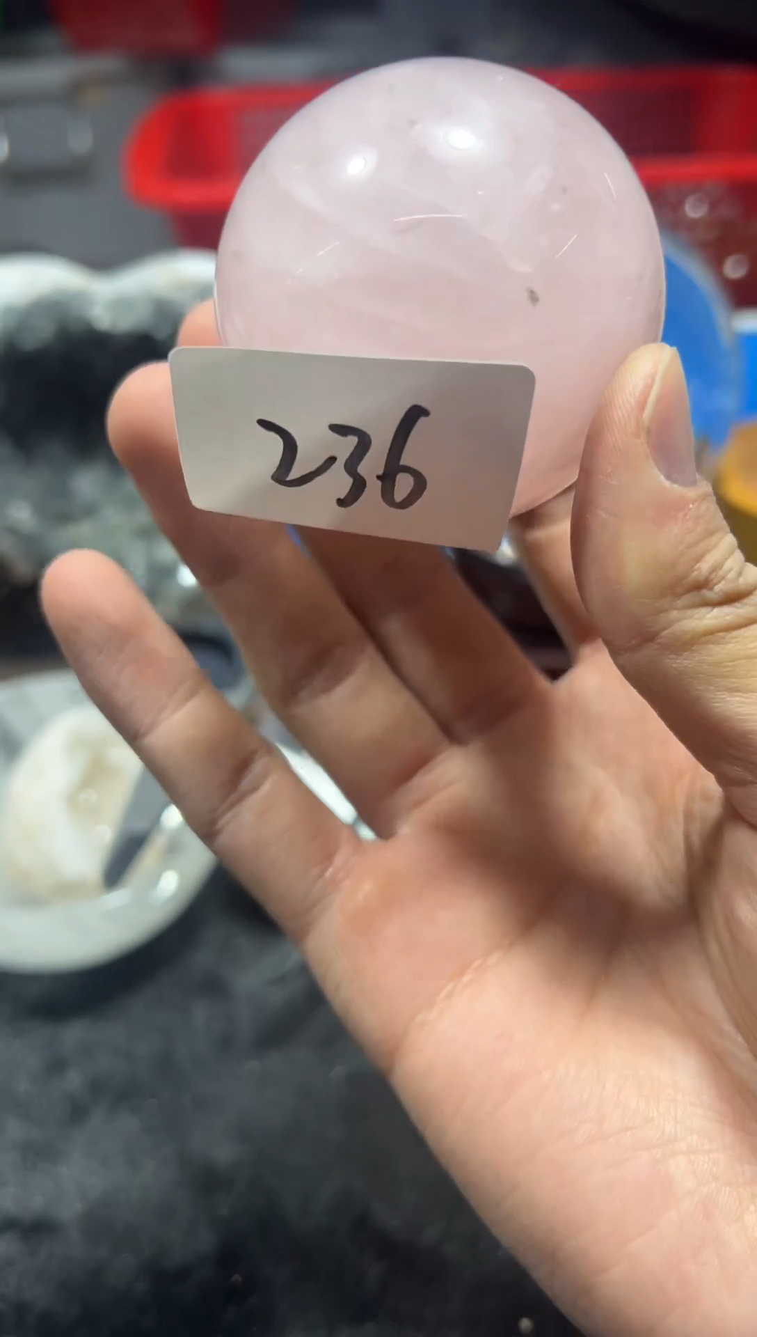 未镶嵌珠宝半成品水晶236
