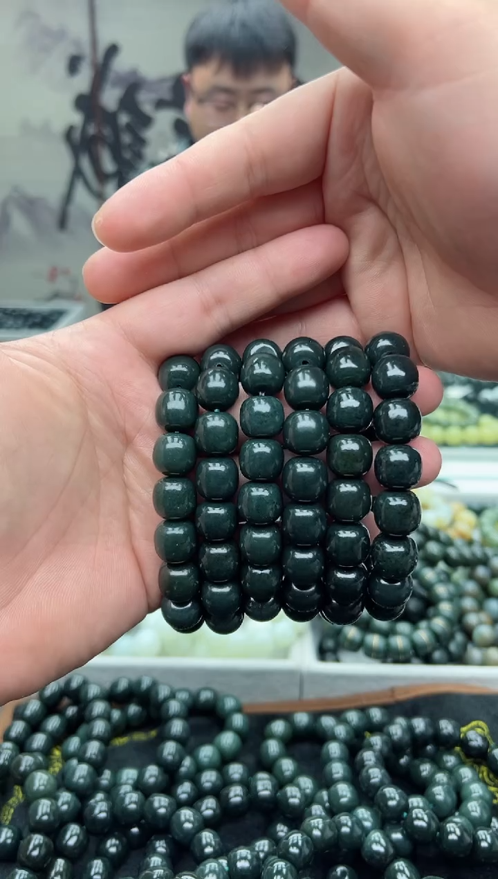 【闪购商品】和田玉手链未镶嵌油青14拍一发一，多样性发货