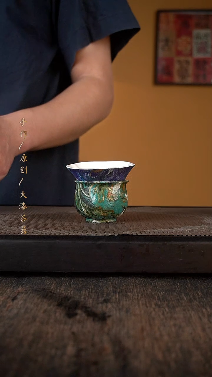 無***^两只微瑕杯111小康茶器