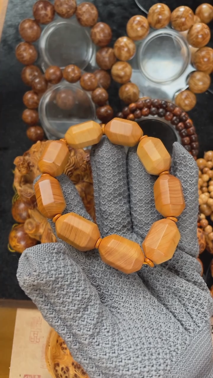 【闪购商品】柏木（崖柏）手串/手链太行崖柏 宝石珠