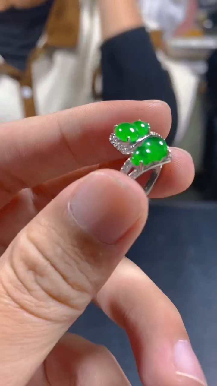 【闪购商品】翡翠戒指未镶嵌0833455666/多样性发一