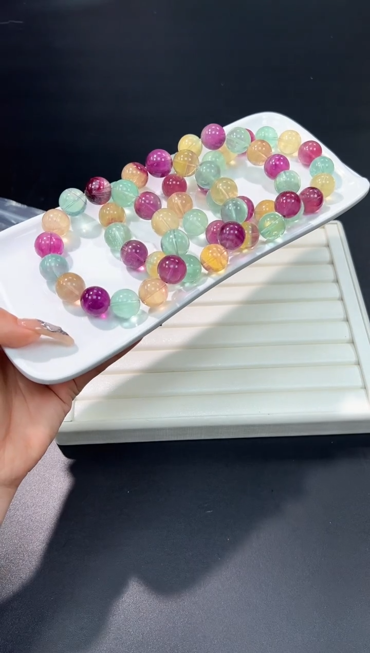 16mm未镶嵌萤石16a多样性发其一【1条】默认微瑕