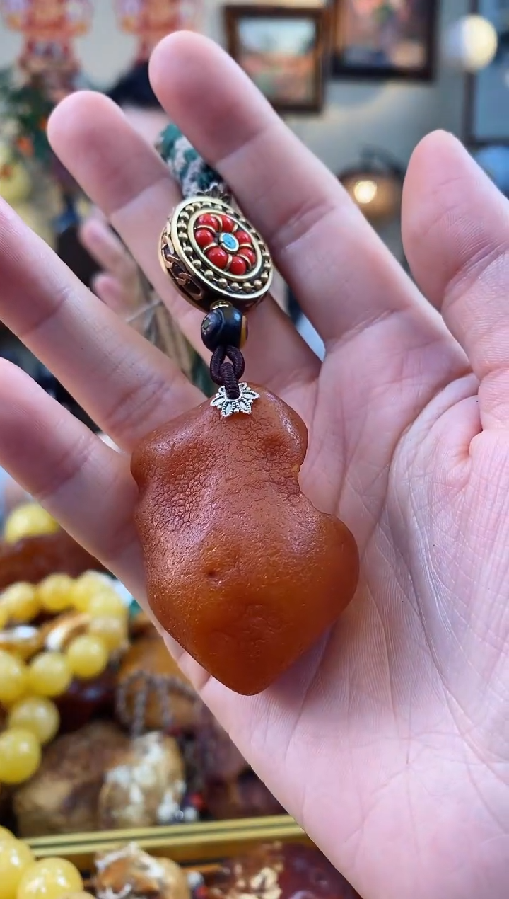 【闪购商品】琥珀颈饰未镶嵌吊坠