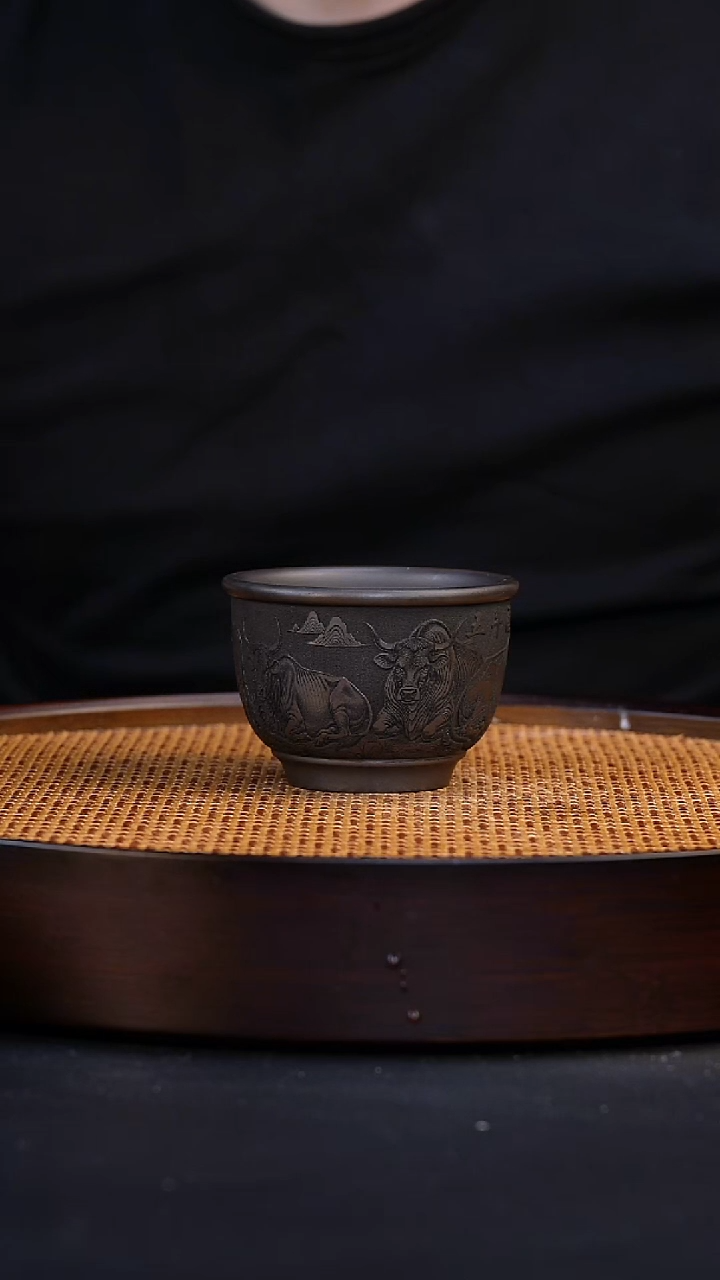 茶杯紫砂宜兴全手工紫砂杯