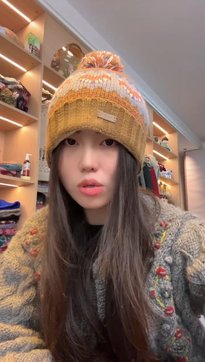 羊毛焦糖色狐狸帽