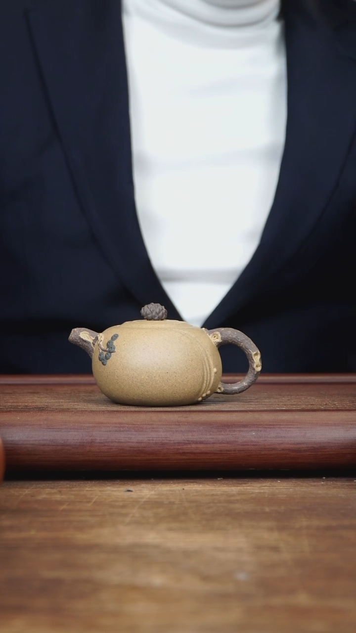 【闪购商品】紫砂茶壶160ml 花器天池 老段泥