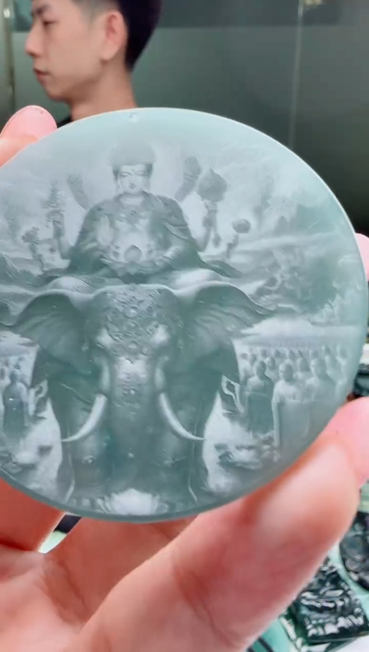 【闪购商品】翡翠颈饰未镶嵌普贤多样式发货一件发货