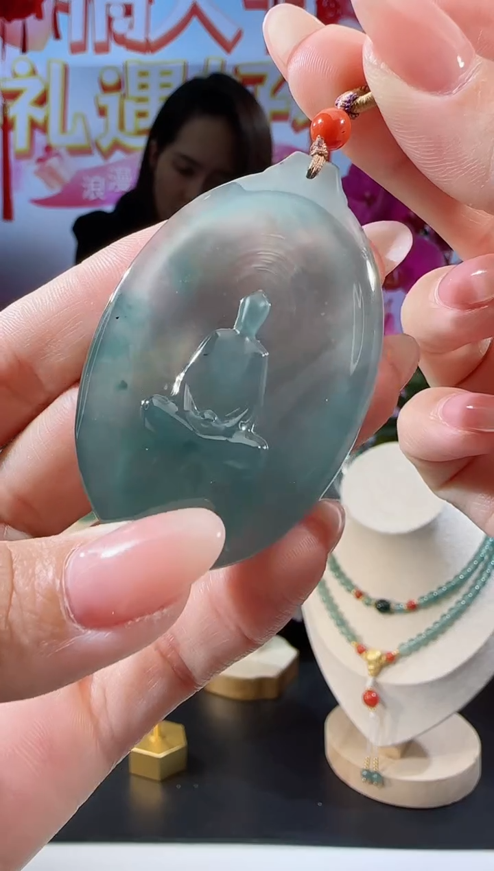 【闪购商品】翡翠吊坠(不含链)未镶嵌悟道