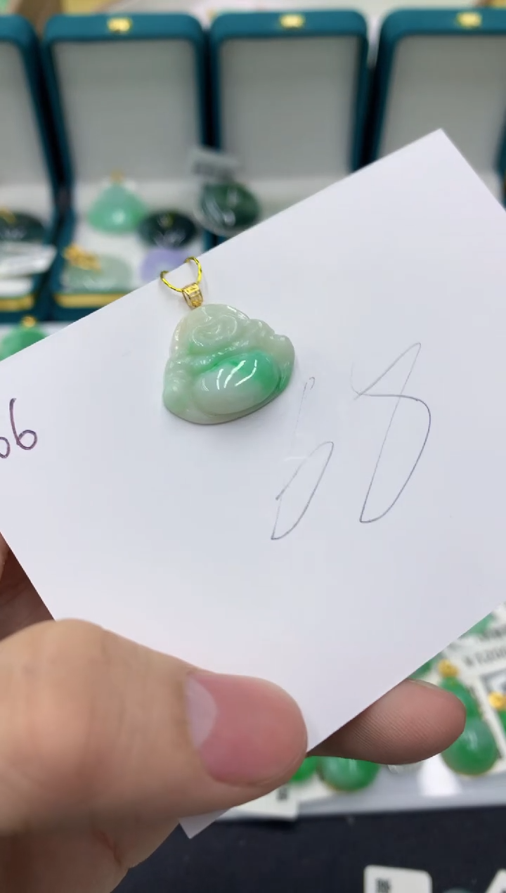 【闪购商品】翡翠颈饰18K金镶嵌11111111