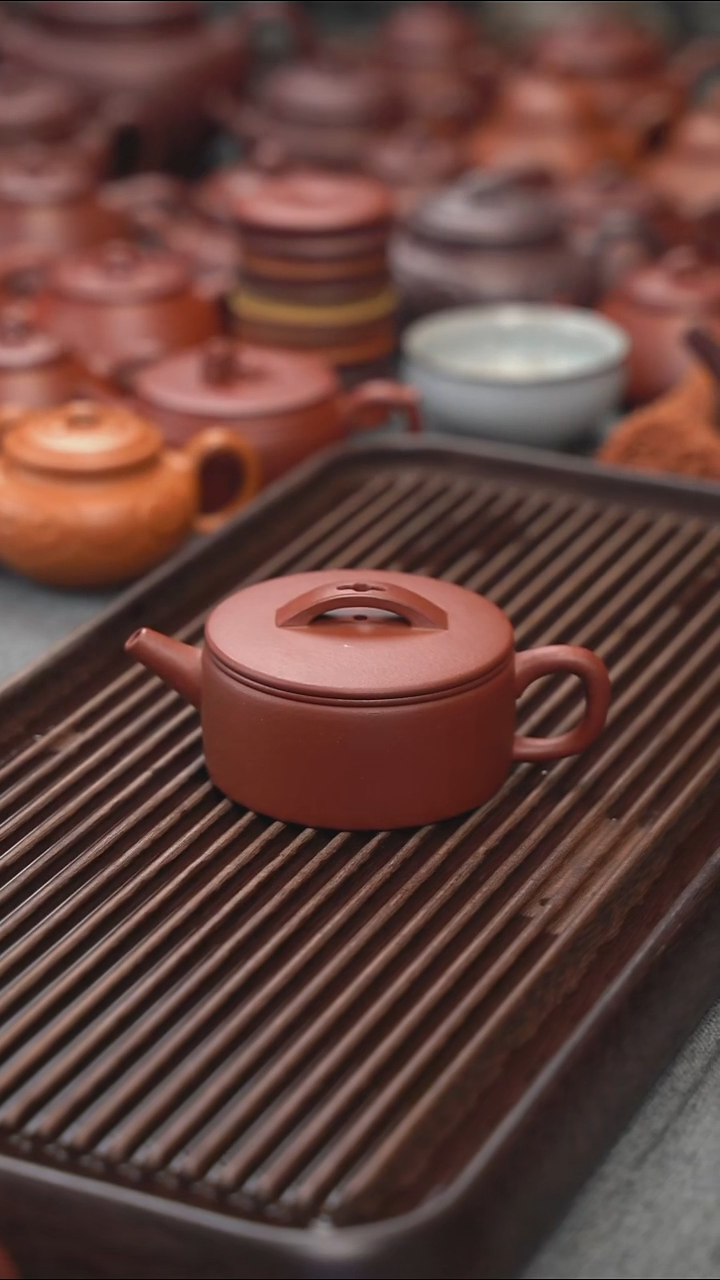 茶壶紫砂羊角山汉瓦170cc