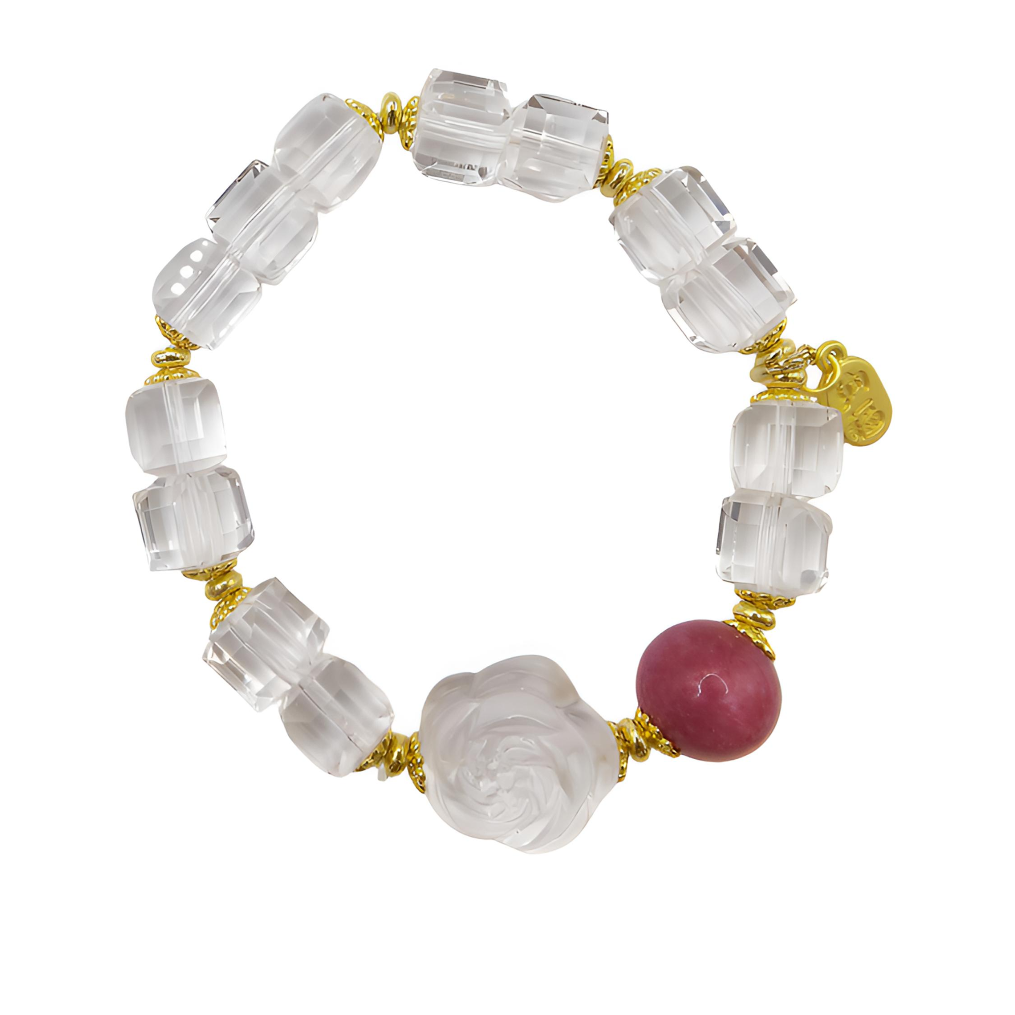 （库存处理）高定珠宝白水晶设计款手串S1417气质轻奢复古小众