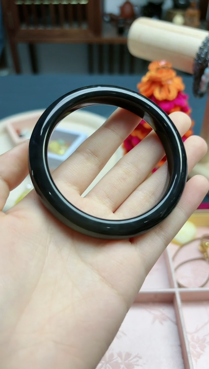 【闪购商品】和田玉手镯未镶嵌和田玉59#手镯XE03796