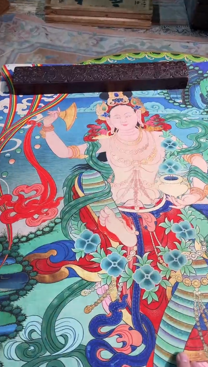 卷轴画天天的唐卡tk160