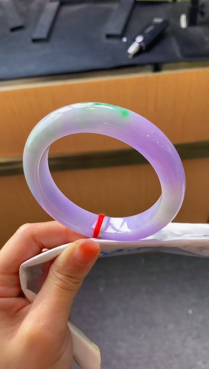 未镶嵌手镯翡翠- C76圈口59.1