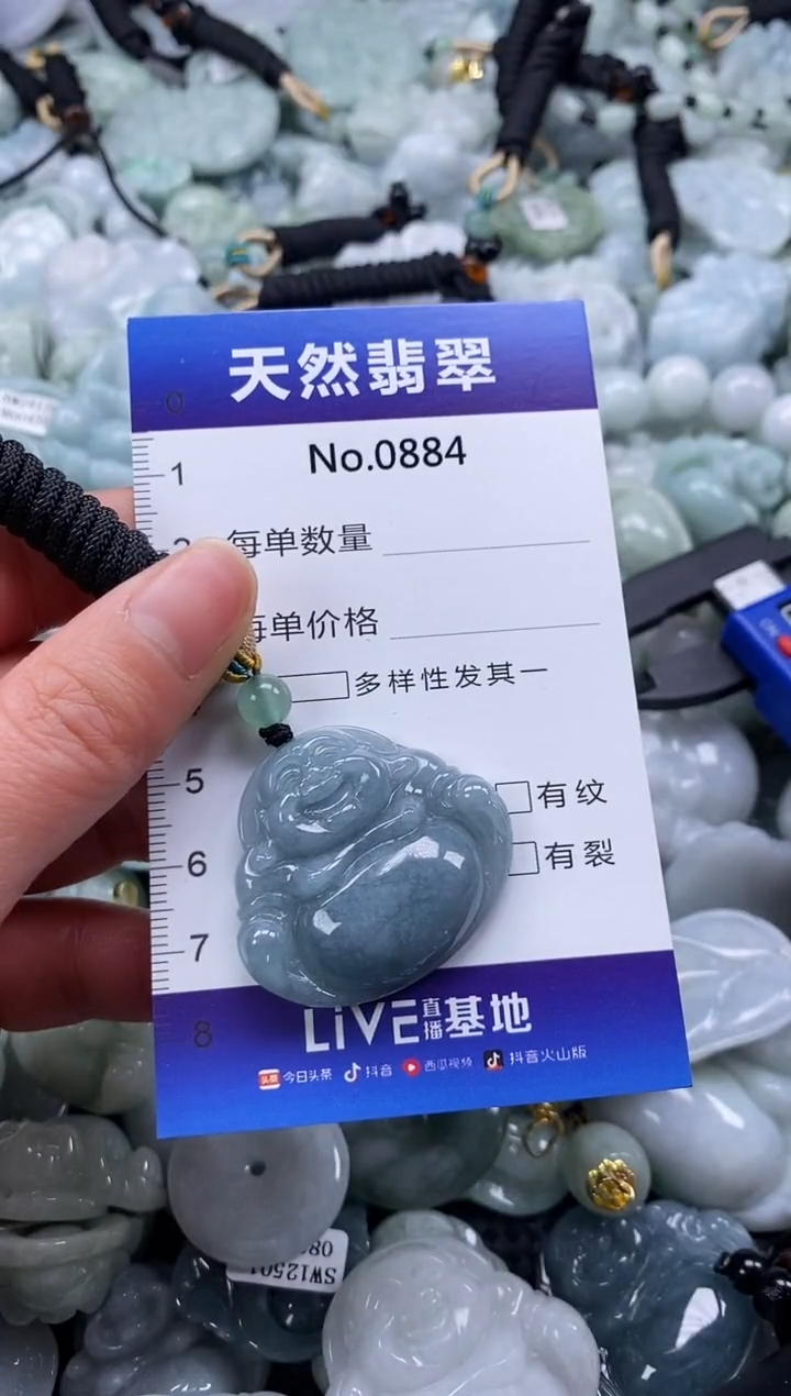 【闪购商品】翡翠颈饰未镶嵌缅甸A货翡翠0884