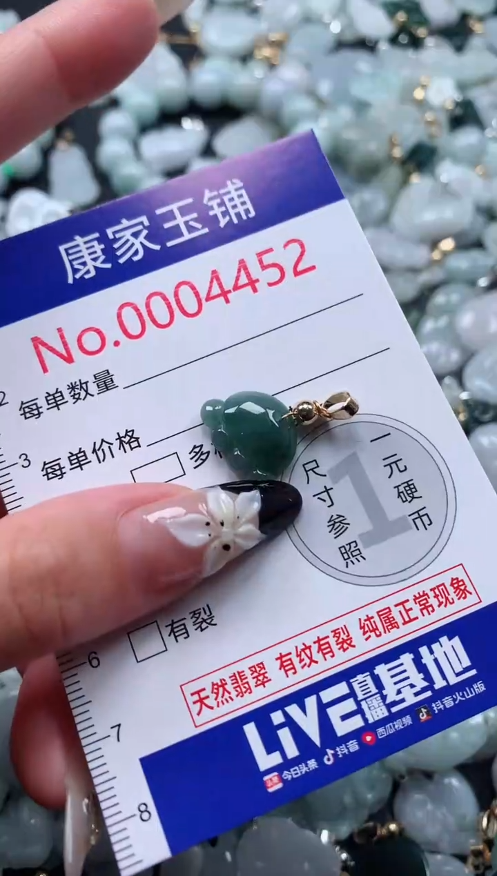 颈饰未镶嵌翡翠4452