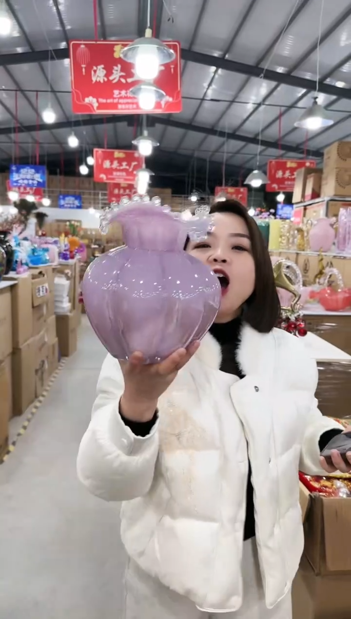 【闪购商品】无铅玻璃YOYO-花器-38早